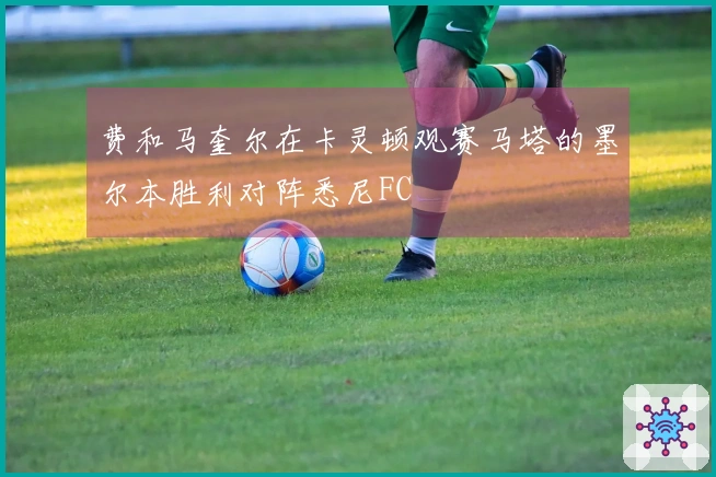 费和马奎尔在卡灵顿观赛马塔的墨尔本胜利对阵悉尼FC